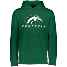 Montville Broncos Football Wicking Fleece Hoodie
